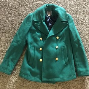 J. Crew Stadium Cloth Peacoat 4